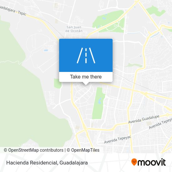 Mapa de Hacienda Residencial