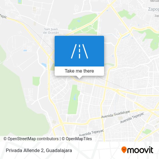 Privada Allende 2 map