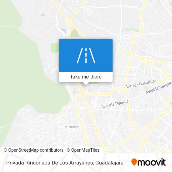 Privada Rinconada De Los Arrayanes map