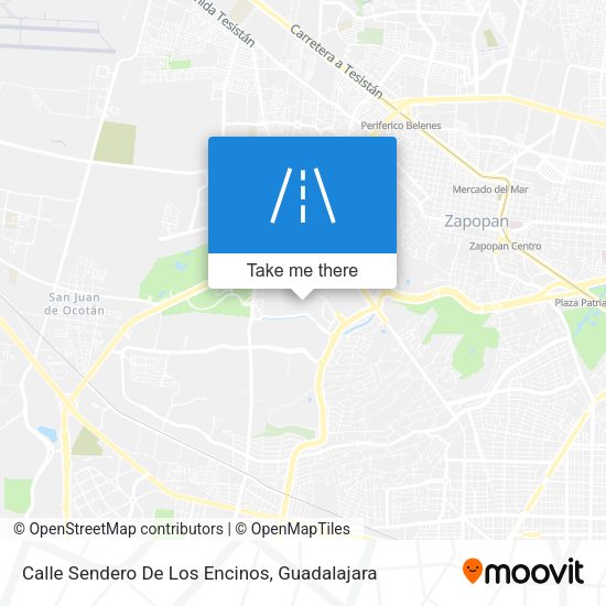 Calle Sendero De Los Encinos map