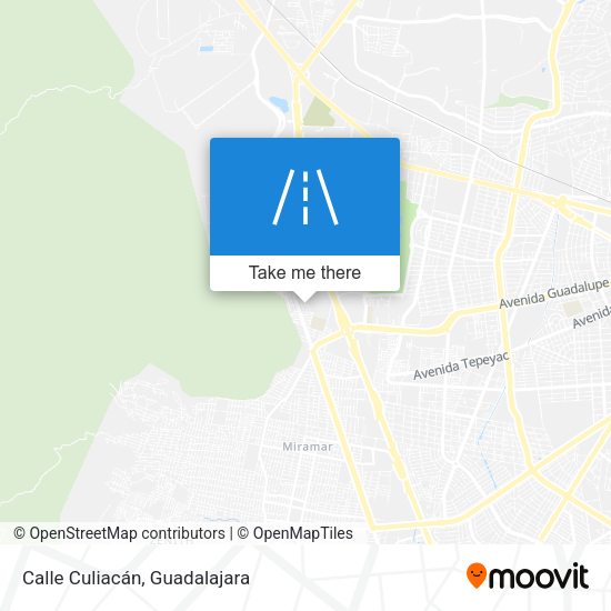 Calle Culiacán map