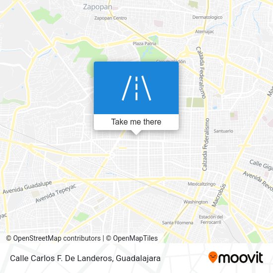 Mapa de Calle Carlos F. De Landeros