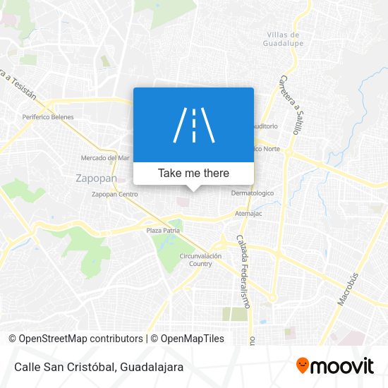Calle San Cristóbal map