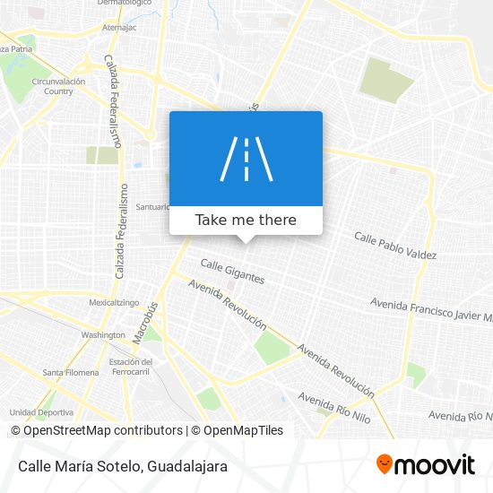 Mapa de Calle María Sotelo