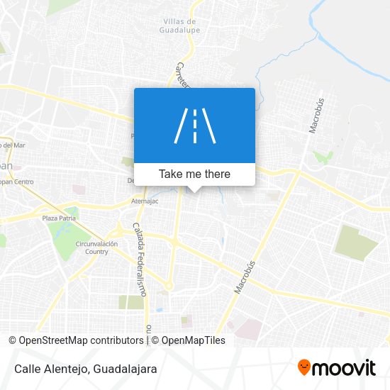 Mapa de Calle Alentejo