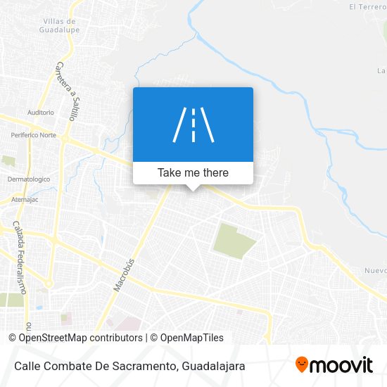 Calle Combate De Sacramento map