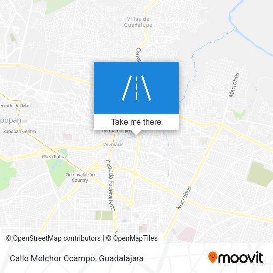 Mapa de Calle Melchor Ocampo