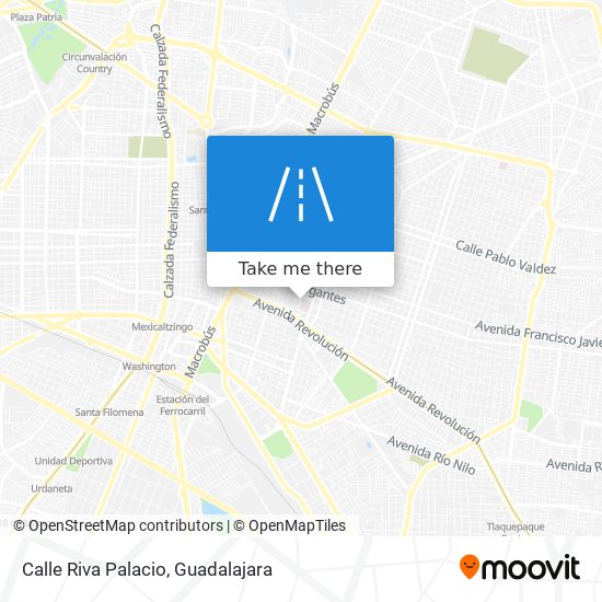 Calle Riva Palacio map
