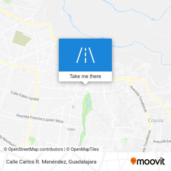 Mapa de Calle Carlos R. Menéndez