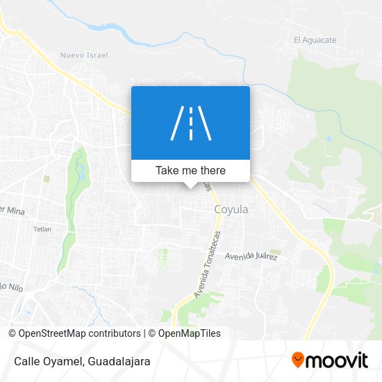 Mapa de Calle Oyamel