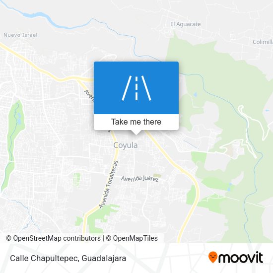 Mapa de Calle Chapultepec