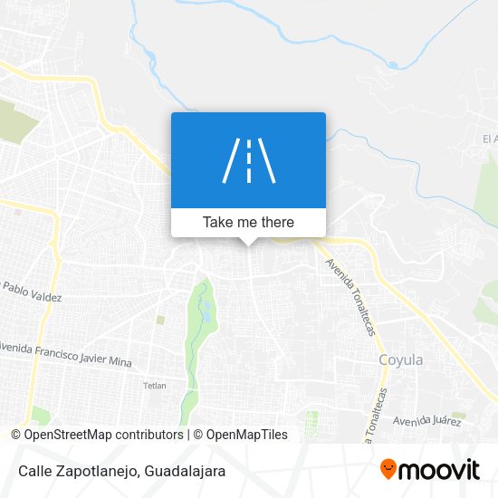 Mapa de Calle Zapotlanejo