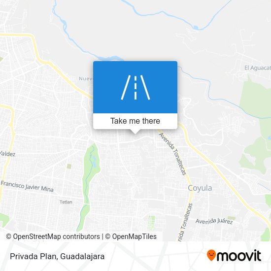 Mapa de Privada Plan