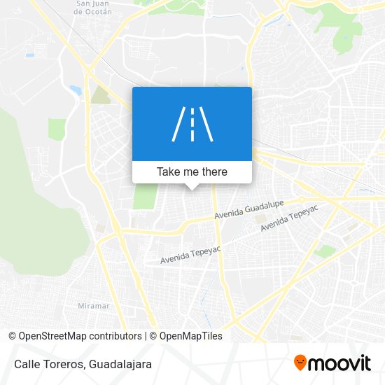 Mapa de Calle Toreros