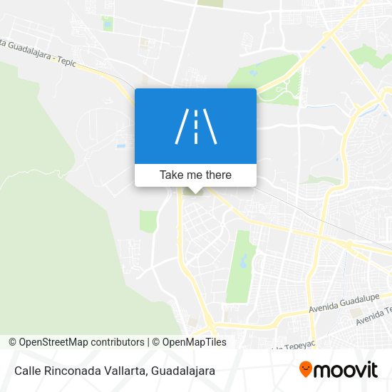 Calle Rinconada Vallarta map