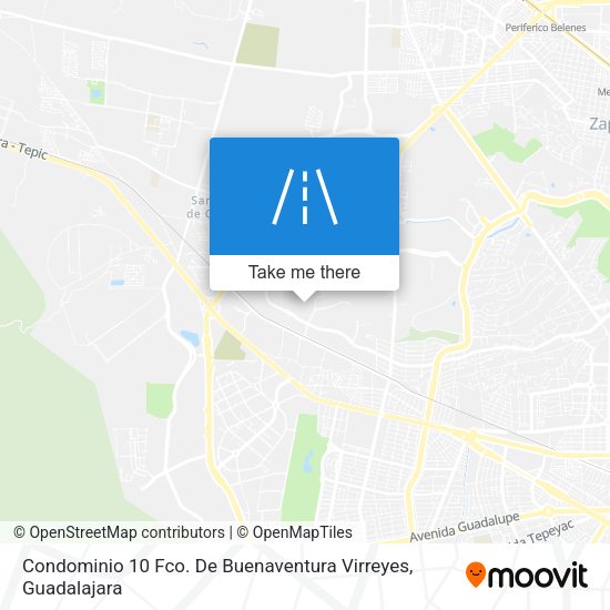 Condominio 10 Fco. De Buenaventura Virreyes map