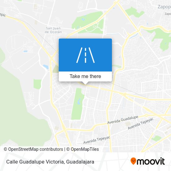 Mapa de Calle Guadalupe Victoria