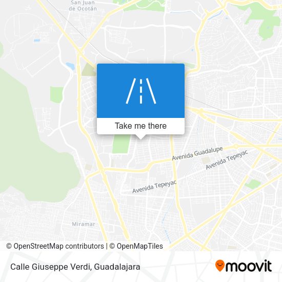 Calle Giuseppe Verdi map