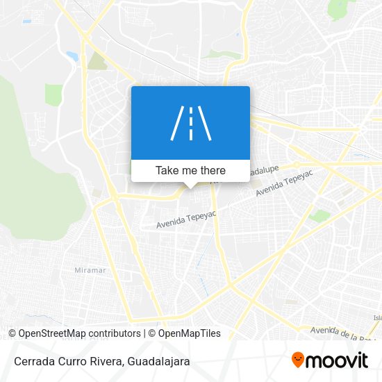 Cerrada Curro Rivera map