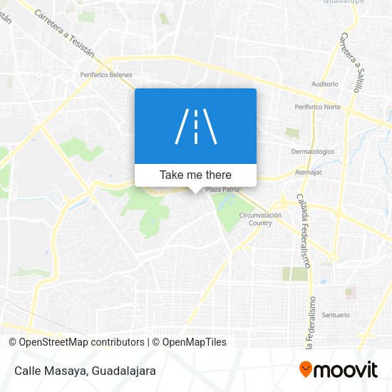 Mapa de Calle Masaya