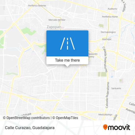 Mapa de Calle Curazao