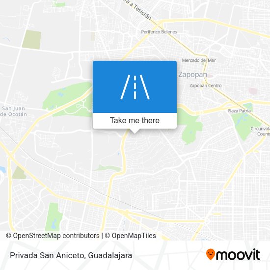 Privada San Aniceto map