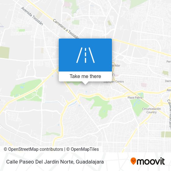 Calle Paseo Del Jardín Norte map