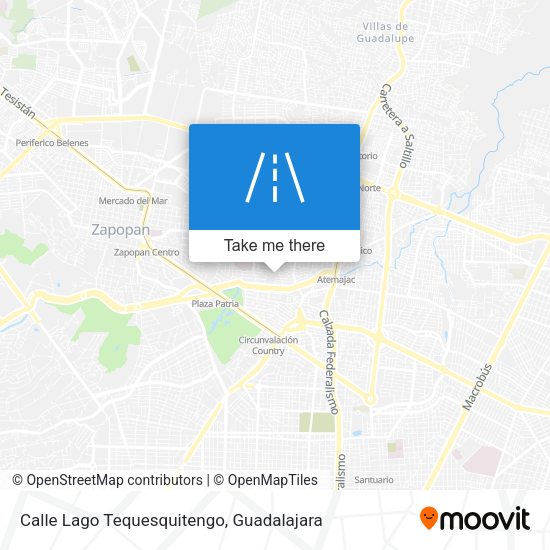 Calle Lago Tequesquitengo map