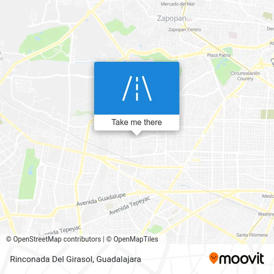 Rinconada Del Girasol map