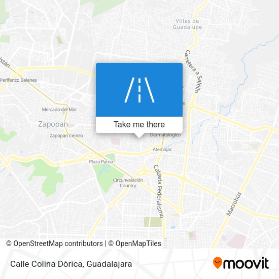 Calle Colina Dórica map