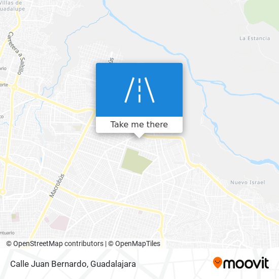 Mapa de Calle Juan Bernardo