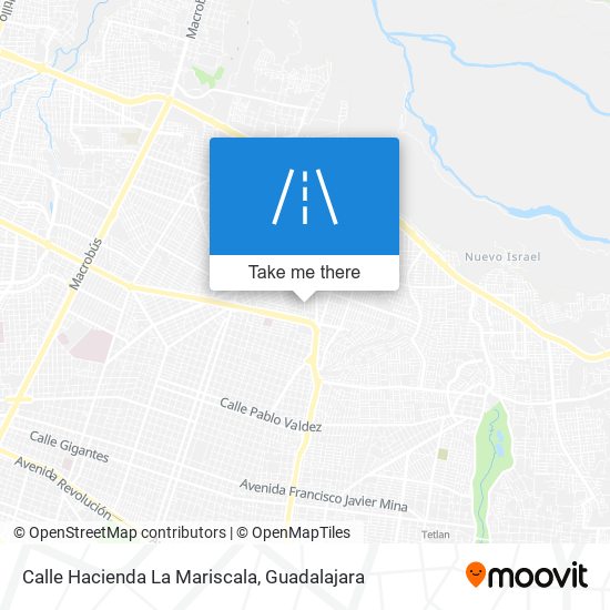 Mapa de Calle Hacienda La Mariscala