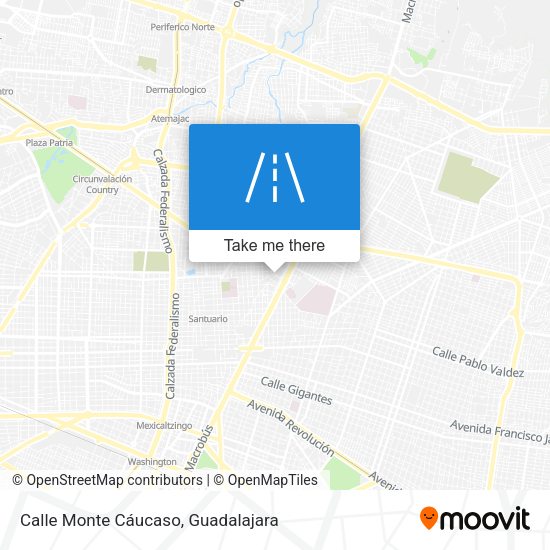 Calle Monte Cáucaso map