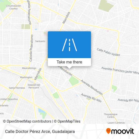 Calle Doctor Pérez Arce map