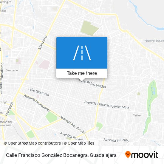 Mapa de Calle Francisco González Bocanegra