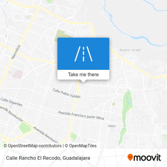 Calle Rancho El Recodo map