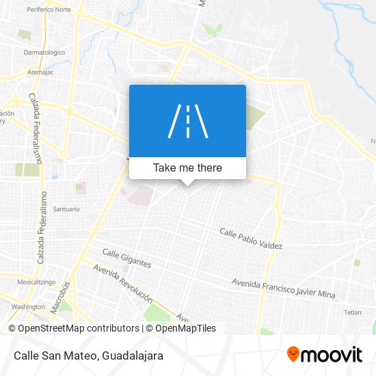 Calle San Mateo map