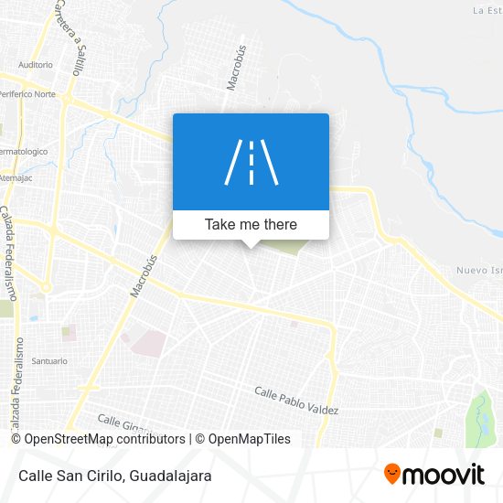 Mapa de Calle San Cirilo