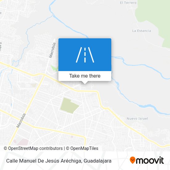 Mapa de Calle Manuel De Jesús Aréchiga