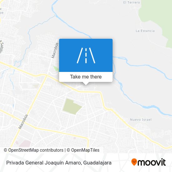 Mapa de Privada General Joaquín Amaro