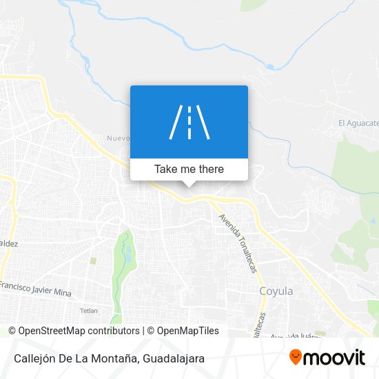 Callejón De La Montaña map