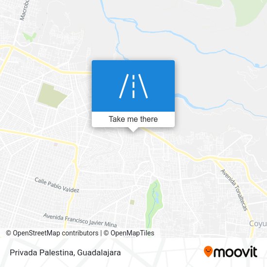 Mapa de Privada Palestina