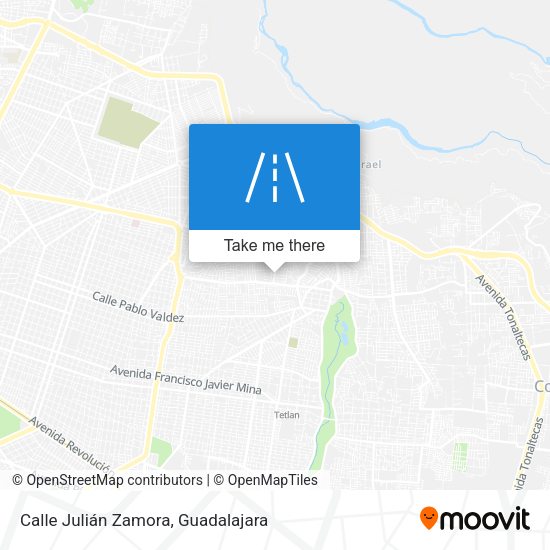 Calle Julián Zamora map