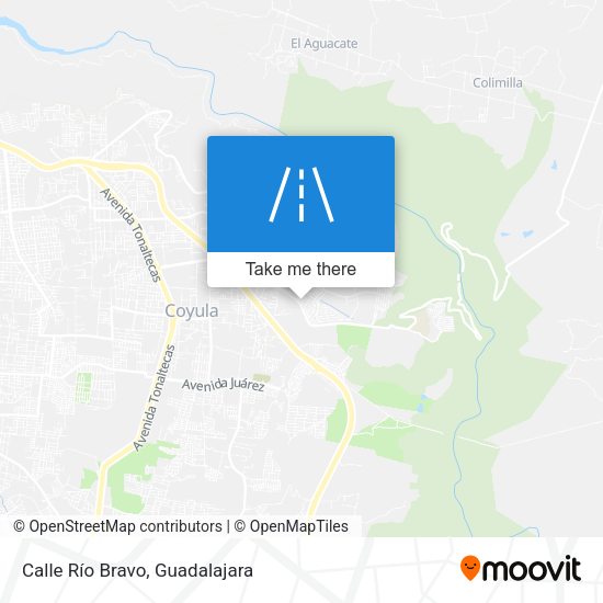 Mapa de Calle Río Bravo