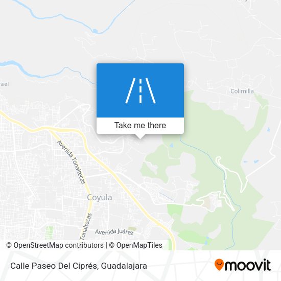 Mapa de Calle Paseo Del Ciprés