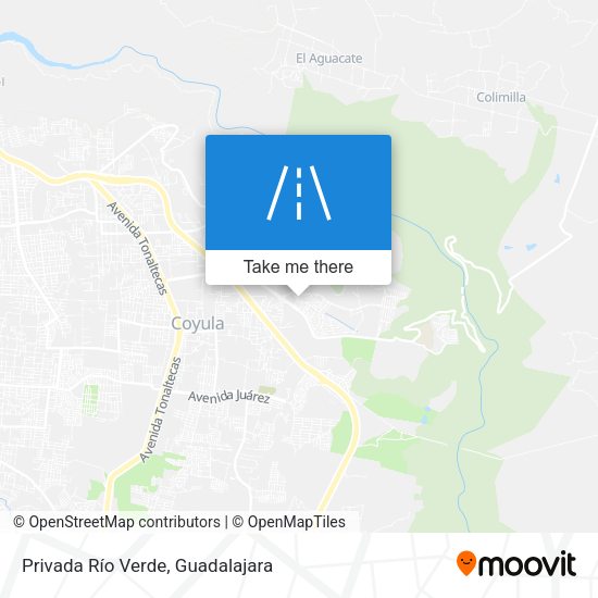 Privada Río Verde map