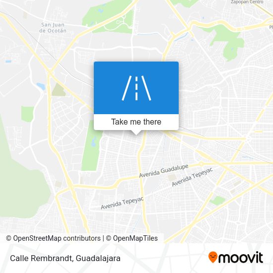 Mapa de Calle Rembrandt