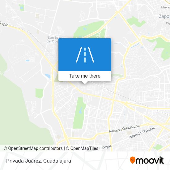 Privada Juárez map
