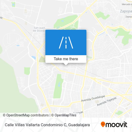 Mapa de Calle Villas Vallarta Condominio C
