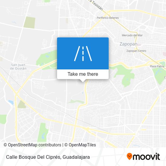 Mapa de Calle Bosque Del Ciprés